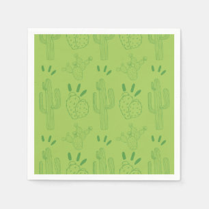 Fiesta Paper Napkin Mexican Cactus Floral Serviette