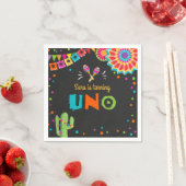 Fiesta Paper Napkins Mexikanisch Uno Erster Geburt Serviette (Beispiel)