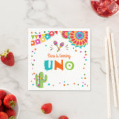 Fiesta Paper Napkins Mexikanisch Uno Erster Geburt Serviette (Beispiel)