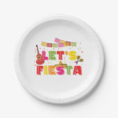 Fiesta Paper Plate mexikanische Themenplatte Pappteller (Vorderseite)