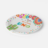 Fiesta-PapierTeller-Kaktusmexikanische Pappteller (Schrägansicht)