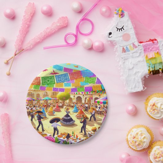 Fiesta Pappteller (Party)