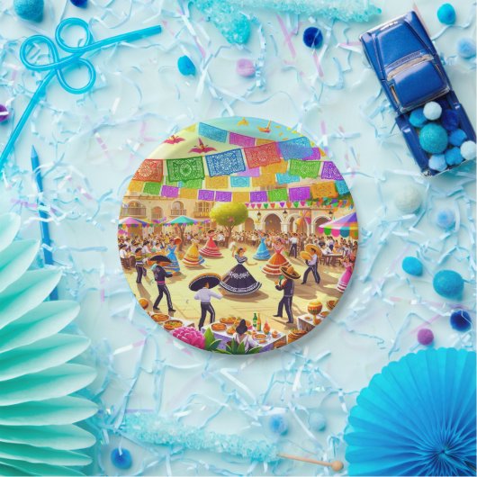 Fiesta Pappteller (Party)