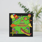 Fiesta Partido - SRF Einladung (Stehend Vorderseite)