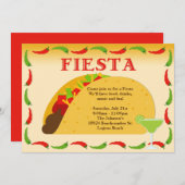 Fiesta-Party Einladung (Vorne/Hinten)