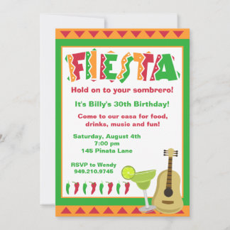 Fiesta-Party Einladung