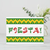 Fiesta Party Einladung (Stehend Vorderseite)