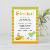 Fiesta-Party Einladung (Stehend Vorderseite)
