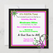 Fiesta Party Einladung - Feierlich (Rückseite)