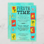 Fiesta-Party Einladung Lotteria Karten (Vorne/Hinten)
