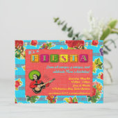 Fiesta Party Einladung - Mariachi Man (Stehend Vorderseite)