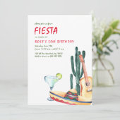 Fiesta Party Einladungen (Stehend Vorderseite)