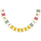 Fiesta-Party-Flaggen-Fahne Wimpelkette (Alle)