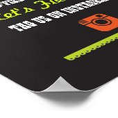 Fiesta Party Instagram Foto Hochzeitsfeier Poster (Ecke)