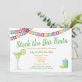 Fiesta Party Invite Ankündigung (Stehend Vorderseite)