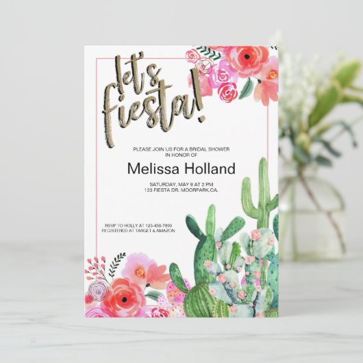 FIESTA PARTY, LET'S FIESTA, BRAUTPARTY, WEDEN (Stehend Vorderseite)