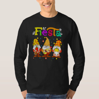 Fiesta Party Mexican Gnomes Happy Cinco De Mayo T-Shirt