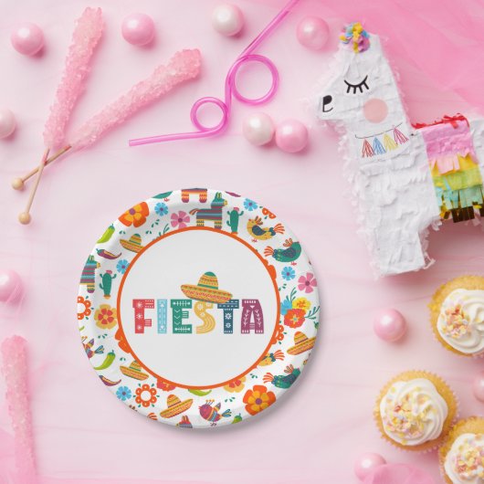 Fiesta Party Pappteller (Party)