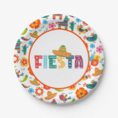 Fiesta Party Pappteller (Vorderseite)