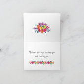 Fiesta Party Vielen Dank Karte (Innenseite)