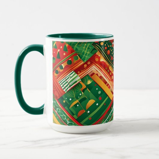 Fiesta-Patchwork-Kaffeetasse Tasse (Links)