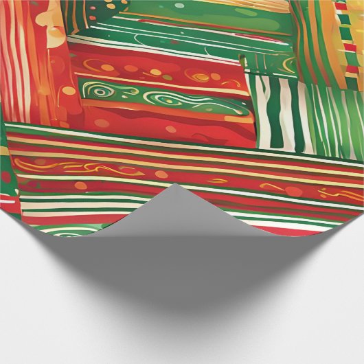 Fiesta-Patchwork-Packpapier Geschenkpapier (Ecke)