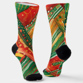 Fiesta-Patchwork-Socken Socken (Gewinkelt)