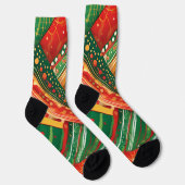 Fiesta-Patchwork-Socken Socken (Rechts)
