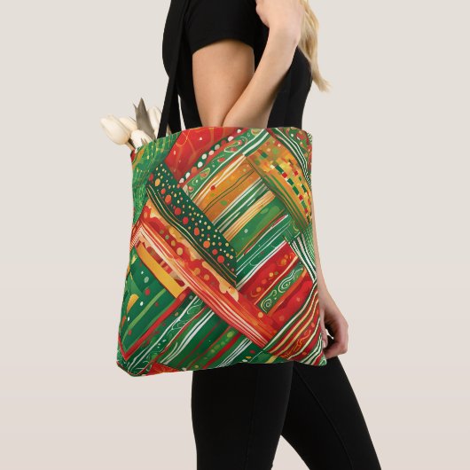 Fiesta-Patchwork-Totbeutel Tasche (Von Nahem)