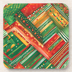 Fiesta-Patchwork-Unterlage Getränkeuntersetzer
