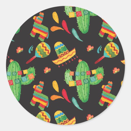 Fiesta Pattern Sticker (Vorderseite)