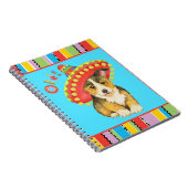 Fiesta Pembroke Welsh Corgi Notebook Notizblock (Rechte Seite)