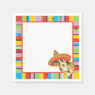 Fiesta Pembroke Welsh Corgi Paper Napkins Serviette
