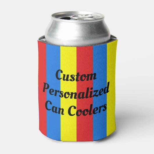 Fiesta Personalisiert Can Cooler Koozie Dosenkühler (Kanne Vorderseite)