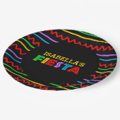 Fiesta Personalisiert Pappteller (Schrägansicht)