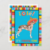 Fiesta Peruvian Inca Orchid Einladung (Vorne/Hinten)