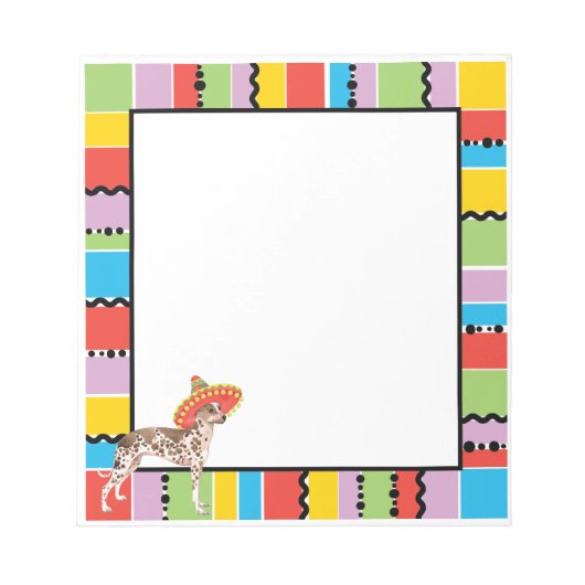 Fiesta Peruvian Inca Orchid Notizblock (Vorderseite)