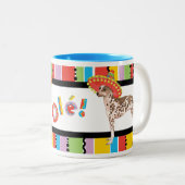 Fiesta Peruvian Inca Orchid Zweifarbige Tasse (VorderseiteRechts)