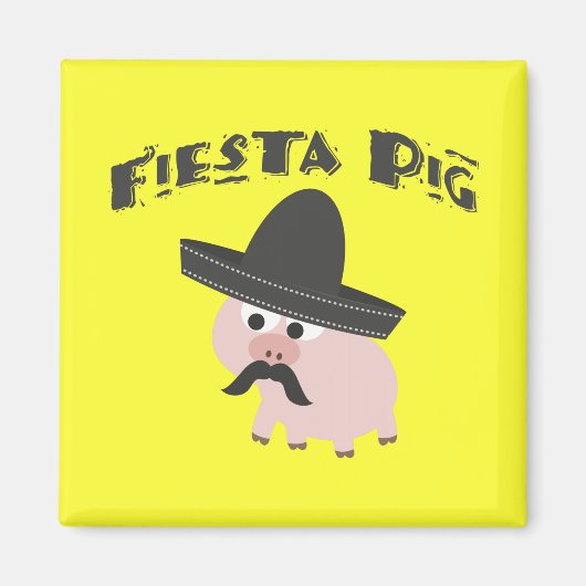 Fiesta Pig Magnet (Vorne)