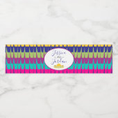 Fiesta Pinata Colorful Wasserflaschenetikett (Einzelnes Label)