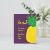 Fiesta Pineaple Postkarte (Stehend Vorderseite)