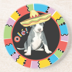 Fiesta Pit Bull Terrier Getränkeuntersetzer