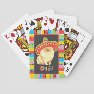 Fiesta Pomeranian Spielkarten