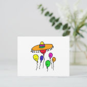 Fiesta Postkarte (Stehend Vorderseite)