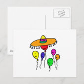 Fiesta Postkarte (Vorne/Hinten)