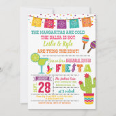 Fiesta Probe Dinner Einladung - Weiß (Vorderseite)