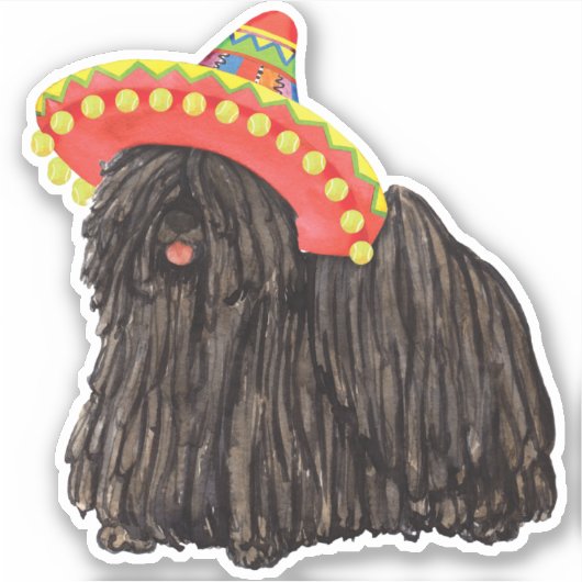 Fiesta Puli Vinyl Sticker (Vorderseite)