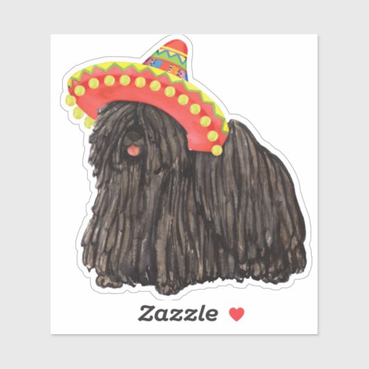 Fiesta Puli Vinyl Sticker (Blatt)