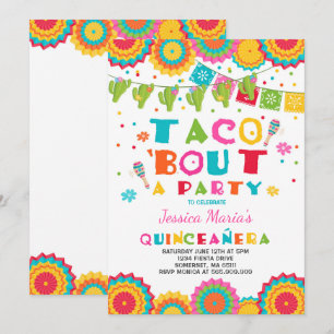 Fiesta Quinceanera Einladung Taco Bout Ein Party