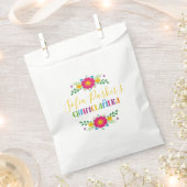 Fiesta Quinceñera, farbenfroh Geschenktütchen (Ausgeschnitten)